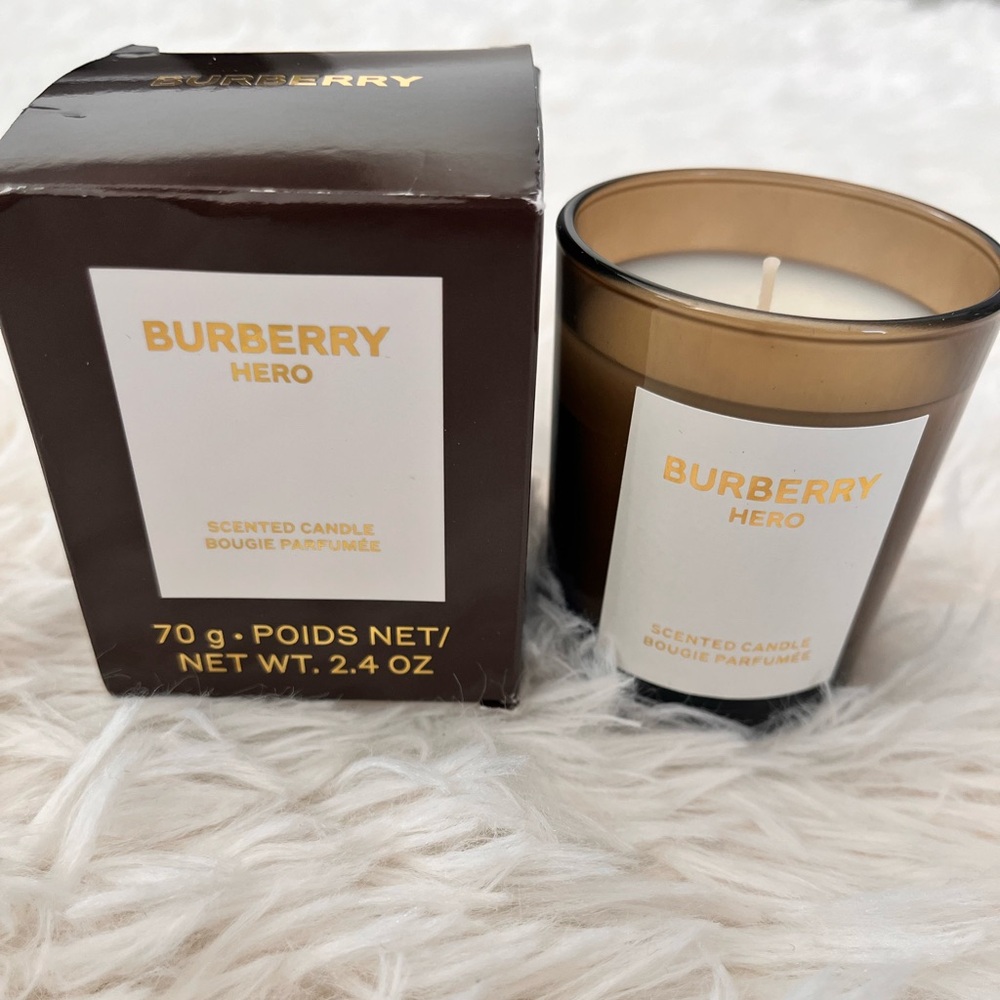 Burberry Hero Scented Candle - Elegant Brown